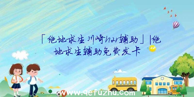 「绝地求生川崎h2r辅助」|绝地求生辅助免费发卡